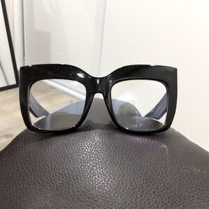 Black Oversized Frame Bluelight Glasses